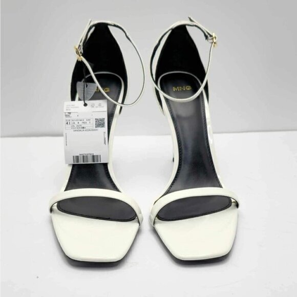 Mango, Ladies Aussie Stiletto Heel Sandals - White. Size: 41 (EU). NWT - Picture 3 of 14